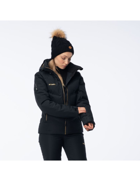 Damska kurtka zimowa pikowana certis w primaloft