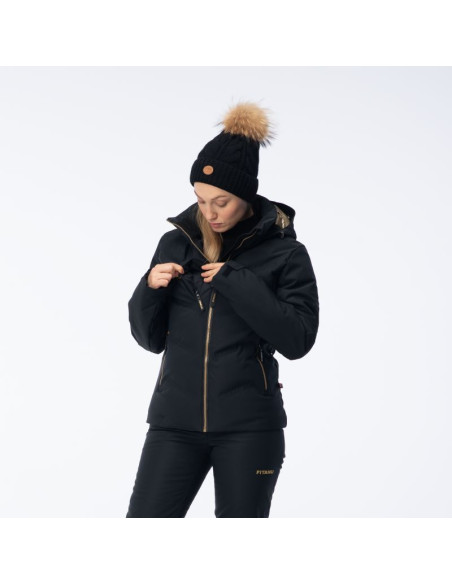 Damska kurtka zimowa pikowana certis w primaloft