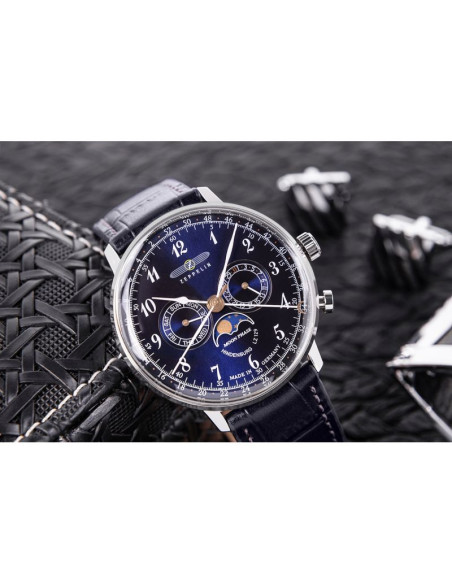 Zegarek męski zeppelin lz129 hindenburg 7036-3 + box