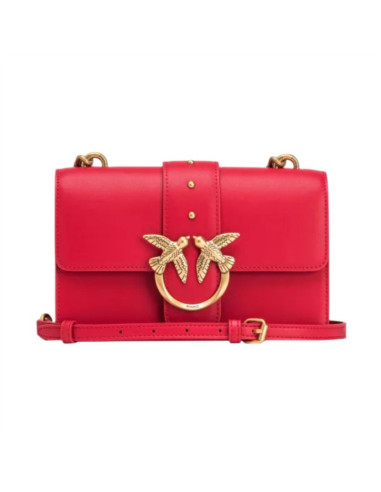 Torebka damska na ramię pinko mini love bag one simply red czerwona - 100059a0f1