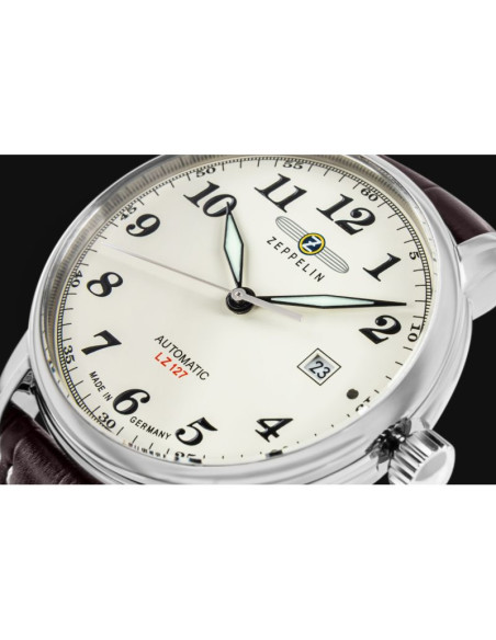 Zegarek męski zeppelin automatic lz 127 7656-5 + box
