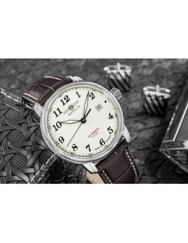 Zegarek męski zeppelin automatic lz 127 7656-5 + box