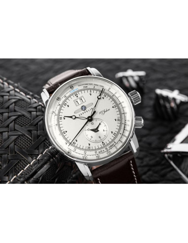 Zegarek męski zeppelin 100 yahre 7640-1 + box