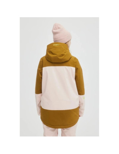 O'neill kurtka damska zimowa sportowa snowboard narty gtx recco różowa brązowa