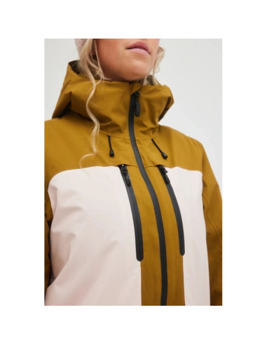 O'neill kurtka damska zimowa sportowa snowboard narty gtx recco różowa brązowa