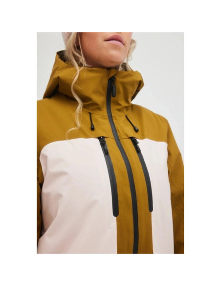 O'neill kurtka damska zimowa sportowa snowboard narty gtx recco różowa brązowa