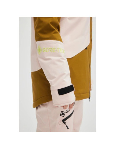 O'neill kurtka damska zimowa sportowa snowboard narty gtx recco różowa brązowa