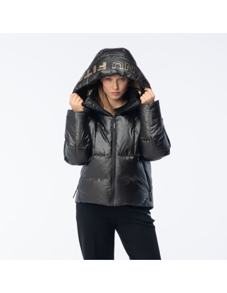 Damska kurtka ocieplana crule w