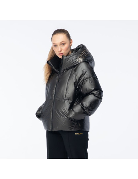 Damska kurtka ocieplana crule w