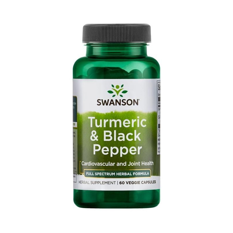 Turmeric & Black Pepper - Kurkuma + Czarny Pieprz (60 kaps.)