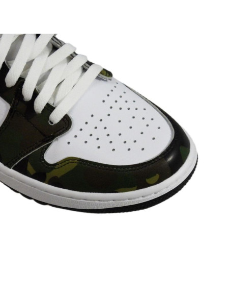 Buty sportowe męskie air jordan 1 high golf camo - dq0660-300