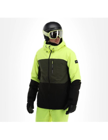 O'neill kurtka męska zimowa sportowa carbonite snowboard narty 10k zielona czarna
