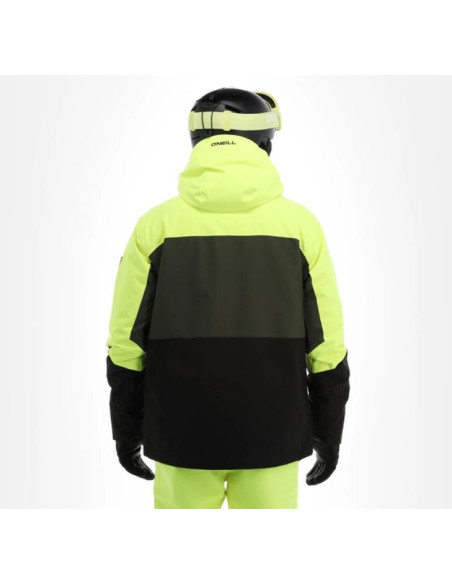 O'neill kurtka męska zimowa sportowa carbonite snowboard narty 10k zielona czarna