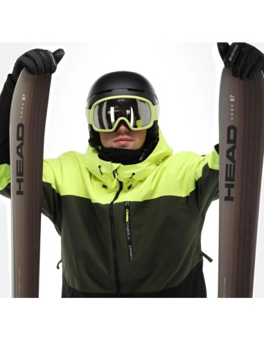 O'neill kurtka męska zimowa sportowa carbonite snowboard narty 10k zielona czarna