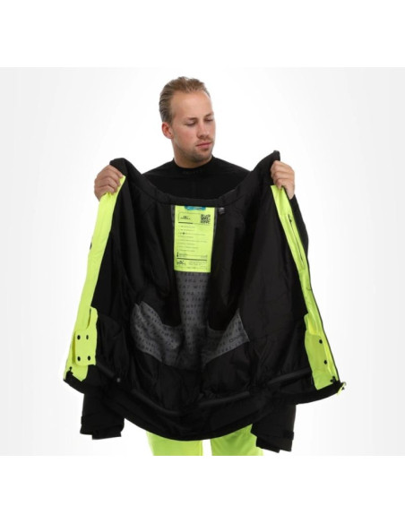 O'neill kurtka męska zimowa sportowa carbonite snowboard narty 10k zielona czarna