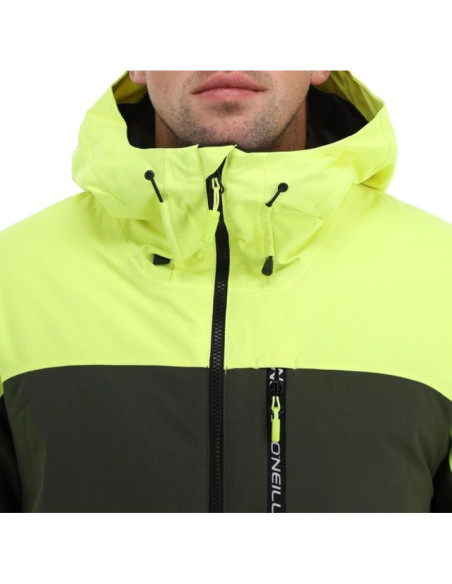 O'neill kurtka męska zimowa sportowa carbonite snowboard narty 10k zielona czarna