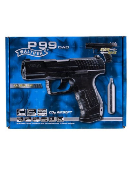 Pistolet asg walther p99 dao gbb co2