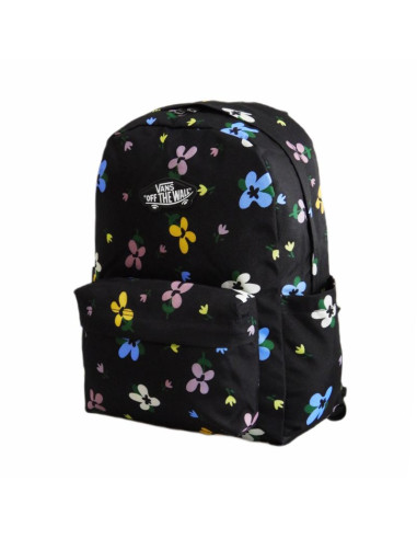 Plecak szkolny dziecięcy vans old skool grom backpack black / lavender - vn000h56daj1