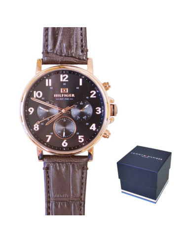 Zegarek męski tommy hilfiger daniel brązowy - 1710379