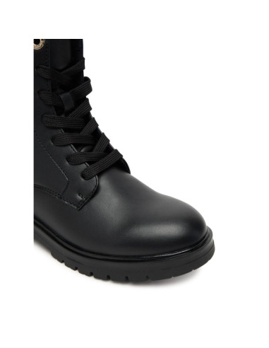 Tommy hilfiger damskie botki lacu-up bootie t3a5-34012-1355999 black