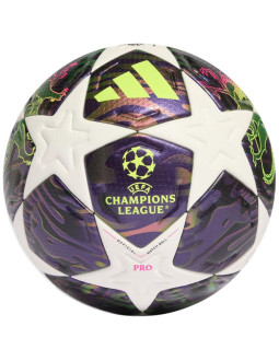 Piłka nożna adidas ucl 25/26 final pro fioletowo-biała jx9077