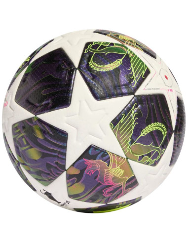 Piłka nożna adidas ucl 25/26 final pro fioletowo-biała jx9077