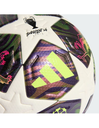 Piłka nożna adidas ucl 25/26 final pro fioletowo-biała jx9077