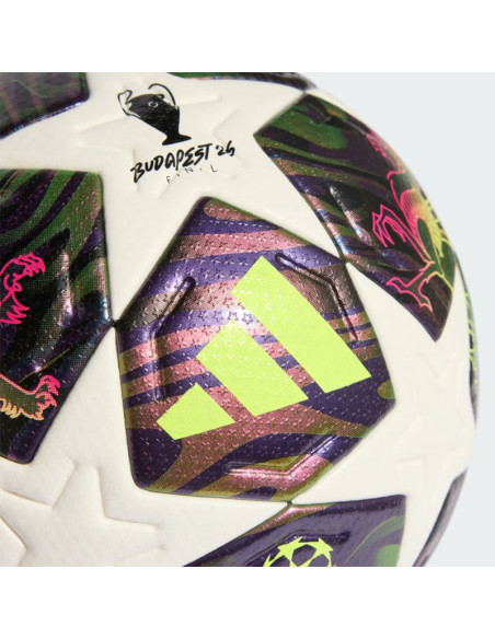 Piłka nożna adidas ucl 25/26 final pro fioletowo-biała jx9077