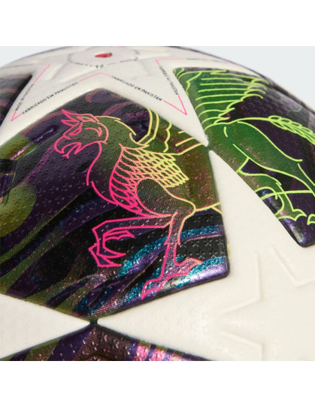 Piłka nożna adidas ucl 25/26 final pro fioletowo-biała jx9077