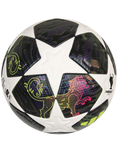 Piłka nożna adidas ucl 25/26 final pro fioletowo-biała jx9077