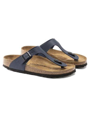 Birkenstock damskie japonki gizeh bs 0143623 blue (szerokość wąska)