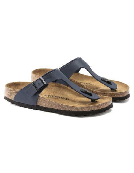 Birkenstock damskie japonki gizeh bs 0143623 blue (szerokość wąska)
