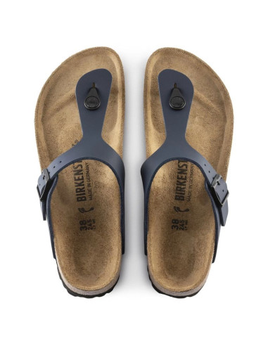 Birkenstock damskie japonki gizeh bs 0143623 blue (szerokość wąska)