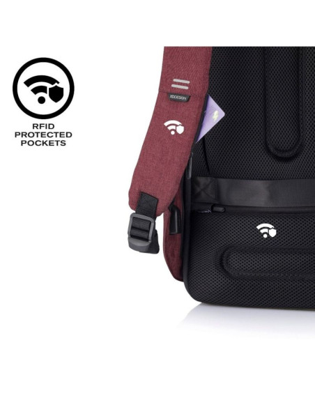 Xd design plecak antykradzieżowy bobby hero small czerwony p/n: p705.704
