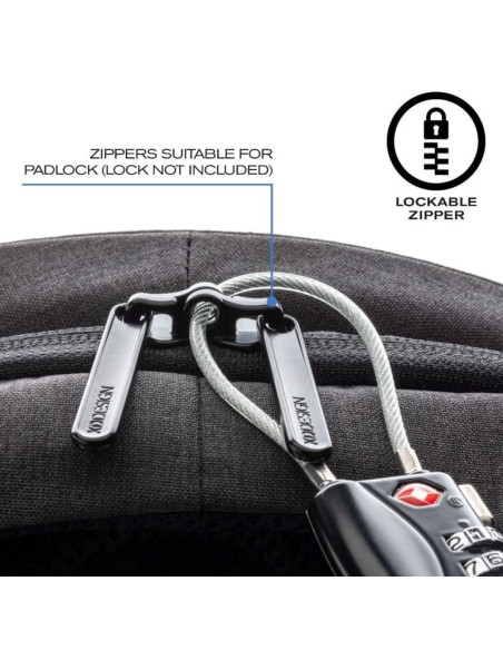 Xd design plecak antykradzieżowy bobby hero small szary p/n: p705.702