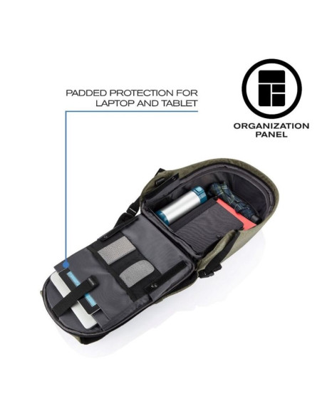 Xd design plecak antykradzieżowy bobby hero small zielony p/n: p705.707