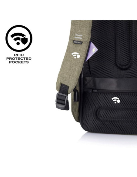 Xd design plecak antykradzieżowy bobby hero small zielony p/n: p705.707