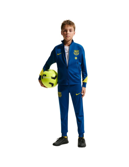 Dres dla dzieci nike fc barcelona strike ciemnoniebieski fz1414 431