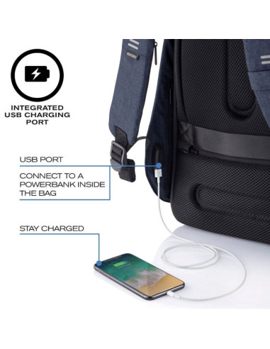 Xd design plecak antykradzieżowy bobby hero regular granatowy p/n: p705.295