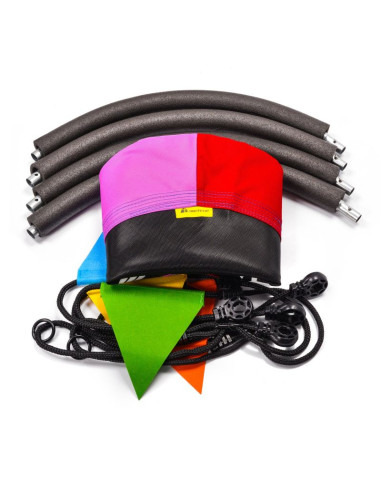 Huśtawka bocianie gniazdo meteor 100 cm multikolor