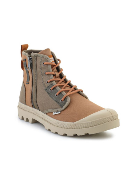 Palladium men's pampa detroit zip su 04612-961-m dusky green/brown