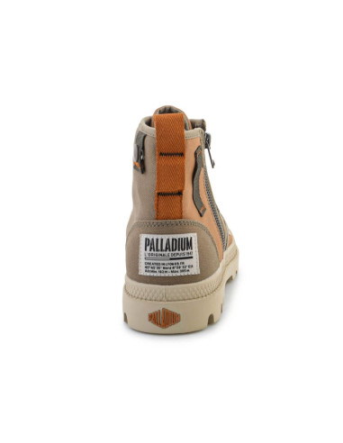 Palladium men's pampa detroit zip su 04612-961-m dusky green/brown