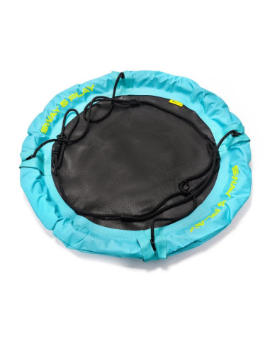 Huśtawka bocianie gniazdo meteor 100 cm niebieski