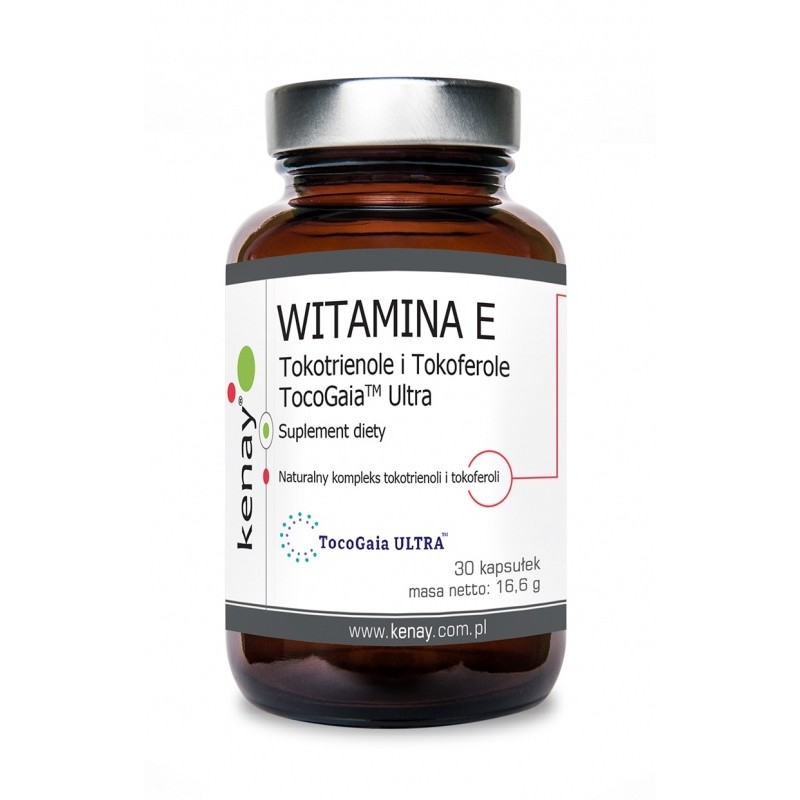 Witamina E Tokotrienole i Tokoferole TocoGaia™ Ultra (30 kaps.)