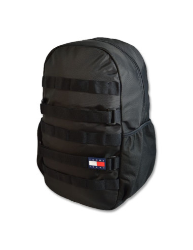 Plecak szkolny tommy hilfiger skateboard recycled miejski taktyczny - am0am11162-bds