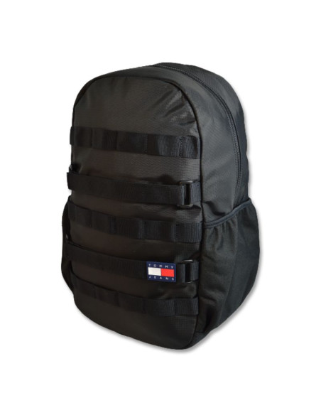 Plecak szkolny tommy hilfiger skateboard recycled miejski taktyczny - am0am11162-bds