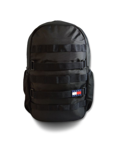 Plecak szkolny tommy hilfiger skateboard recycled miejski taktyczny - am0am11162-bds