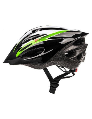 Kask rowerowy meteor hb25 czarno-zielony