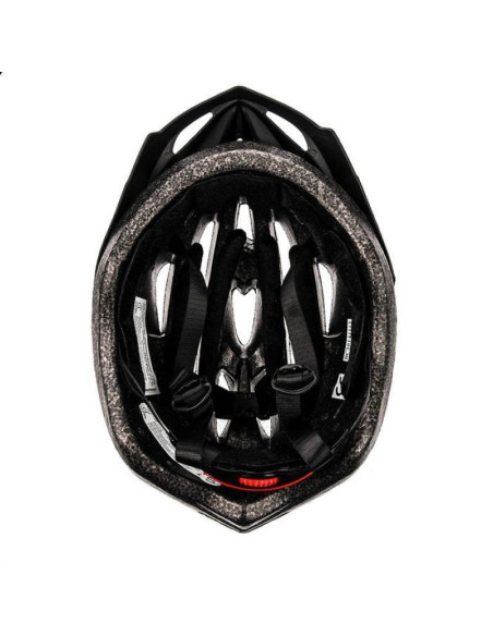 Kask rowerowy meteor hb25 czarno-zielony