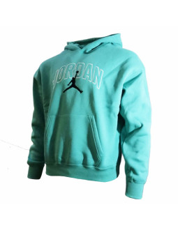 Bluza męska z kapturem air jordan brooklyn fleece turkusowa - ib7241-392 2